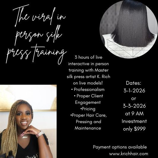The Viral Virtual Silk Press Training!